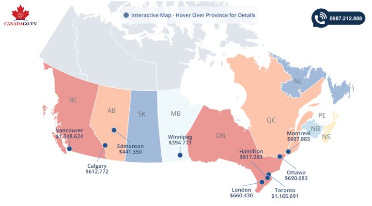 thị trường bất động sản Canada