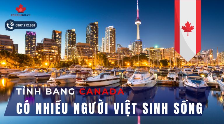 tỉnh bang canada có nhiều người việt sinh sống
