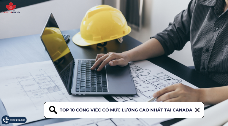 top 10 công việc Canada