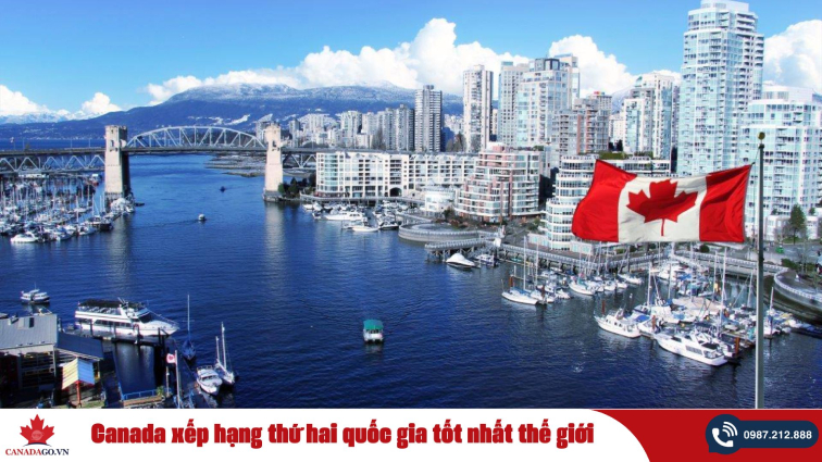 canada xếp hạng top 2 quốc gia tốt nhất thế giới